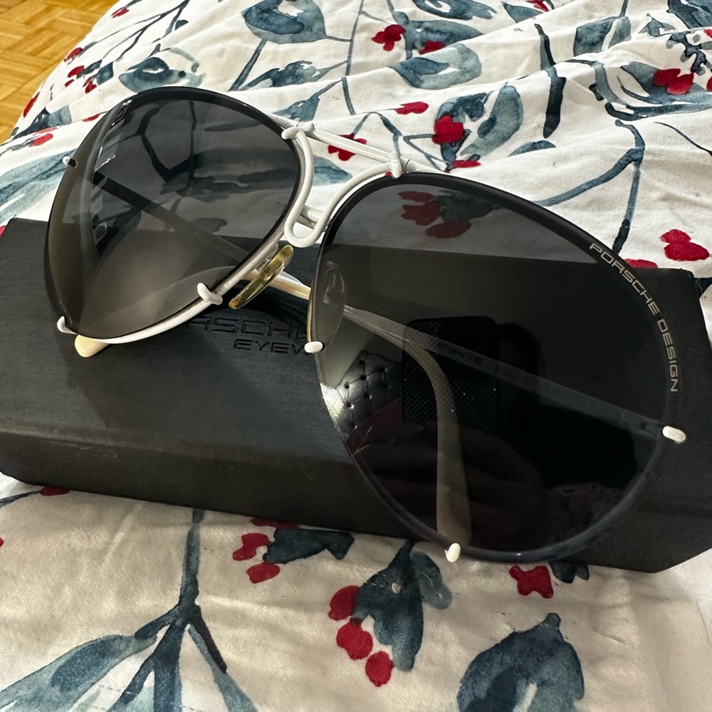 Porsche Black&White Sunglasses